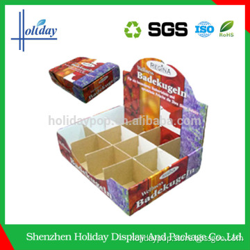 Shows and events cardboard counter display with peg